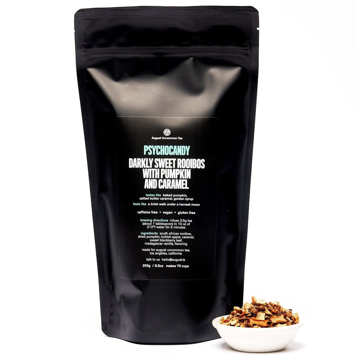 Psychocandy - Roasted Pumpkin Caramel Rooibos Tea (Caffeine Free)