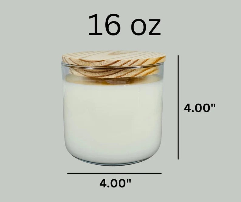 Citronella Candle – 16 oz 3-Wick Outdoor Mosquito Repellent with Essential Oils -- by Moon Water Apothecary!