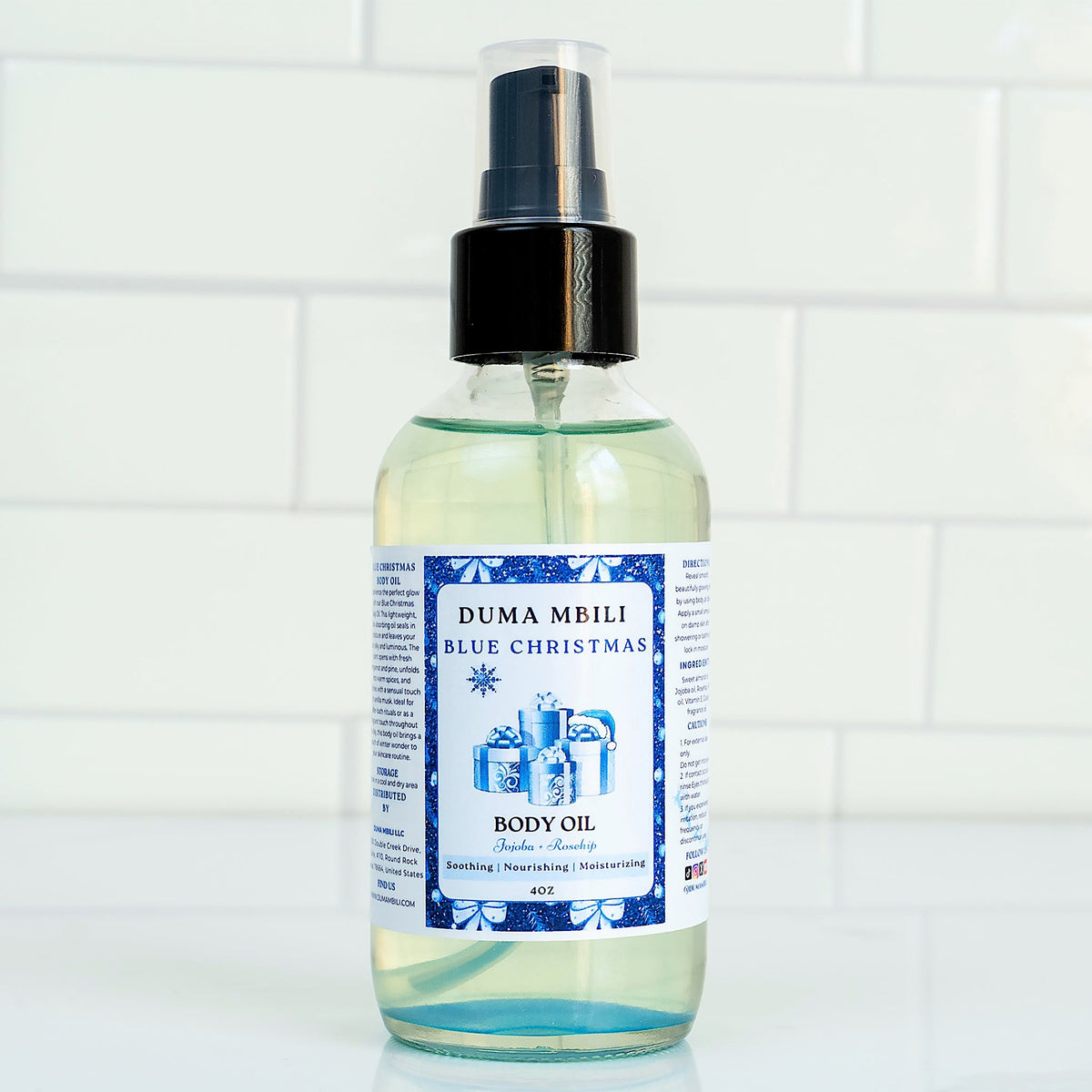 Blue Christmas Body Oil