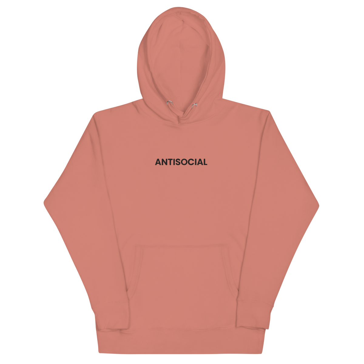 Antisocial Embroidered Hoodie