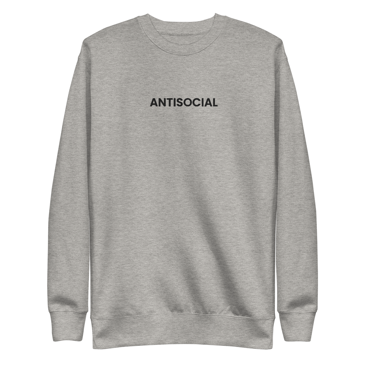 Antisocial Embroidered Unisex Sweatshirt