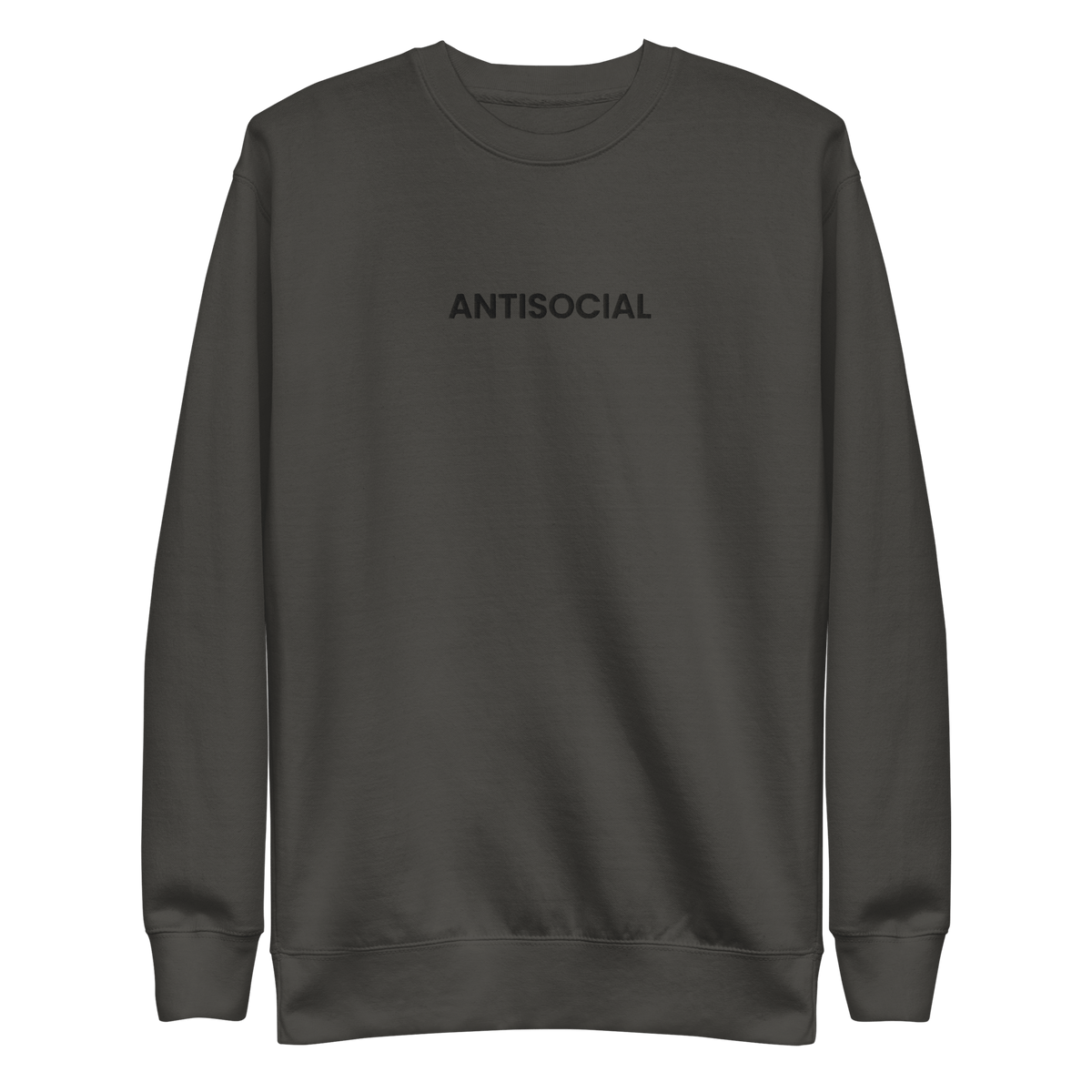 Antisocial Embroidered Unisex Sweatshirt