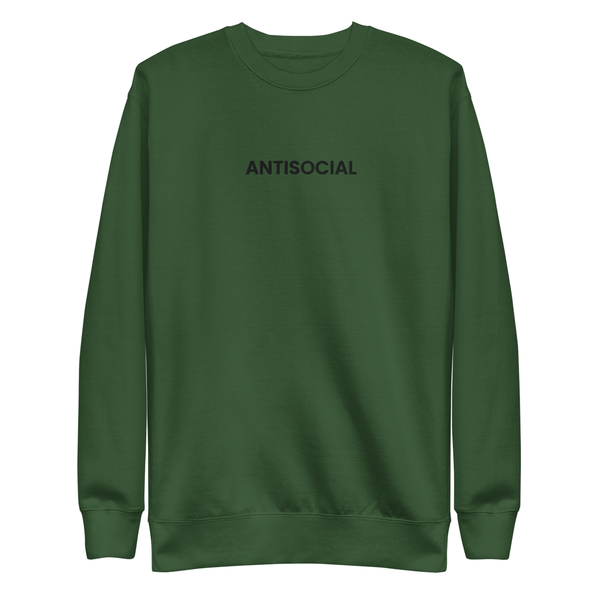 Antisocial Embroidered Unisex Sweatshirt