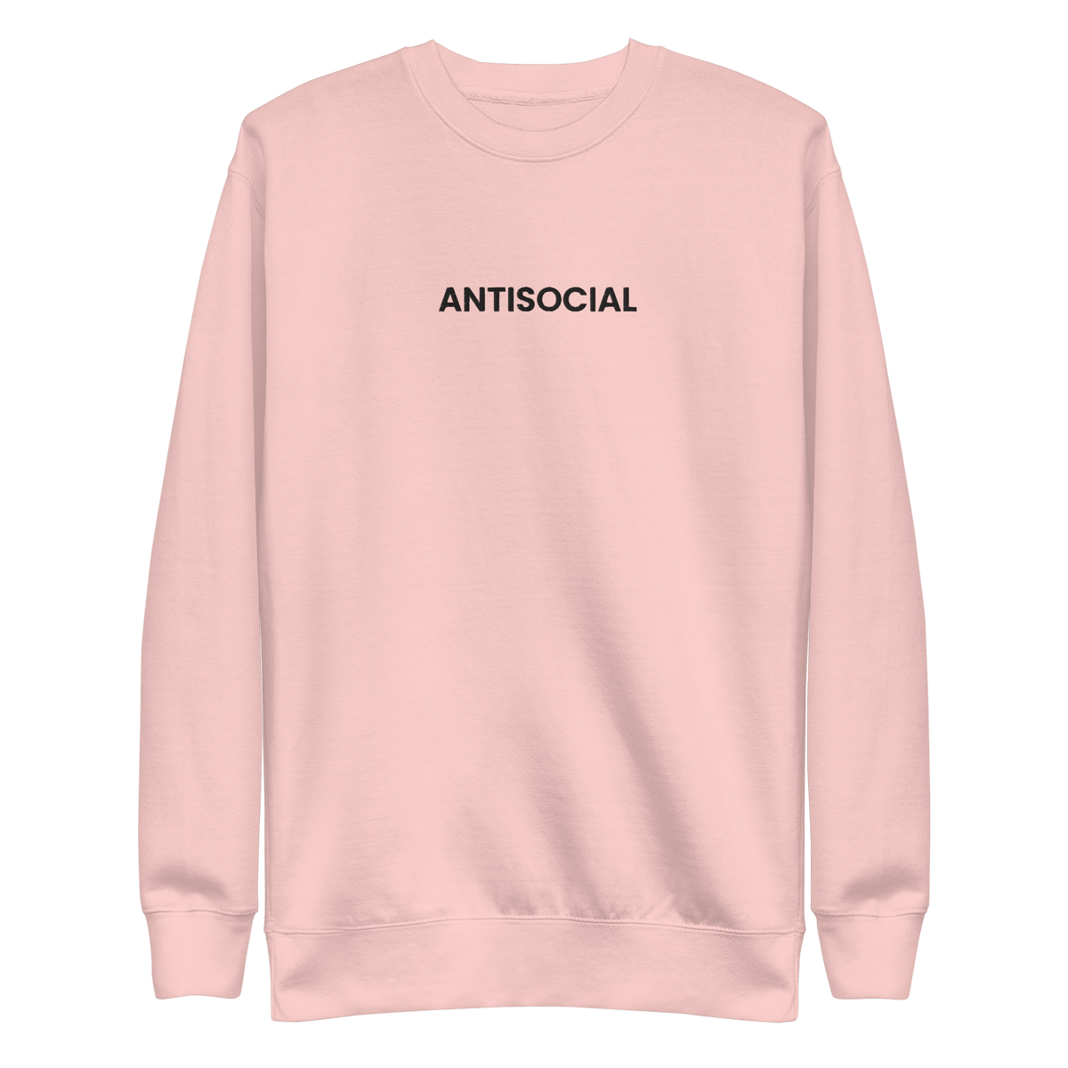 Antisocial Embroidered Unisex Sweatshirt