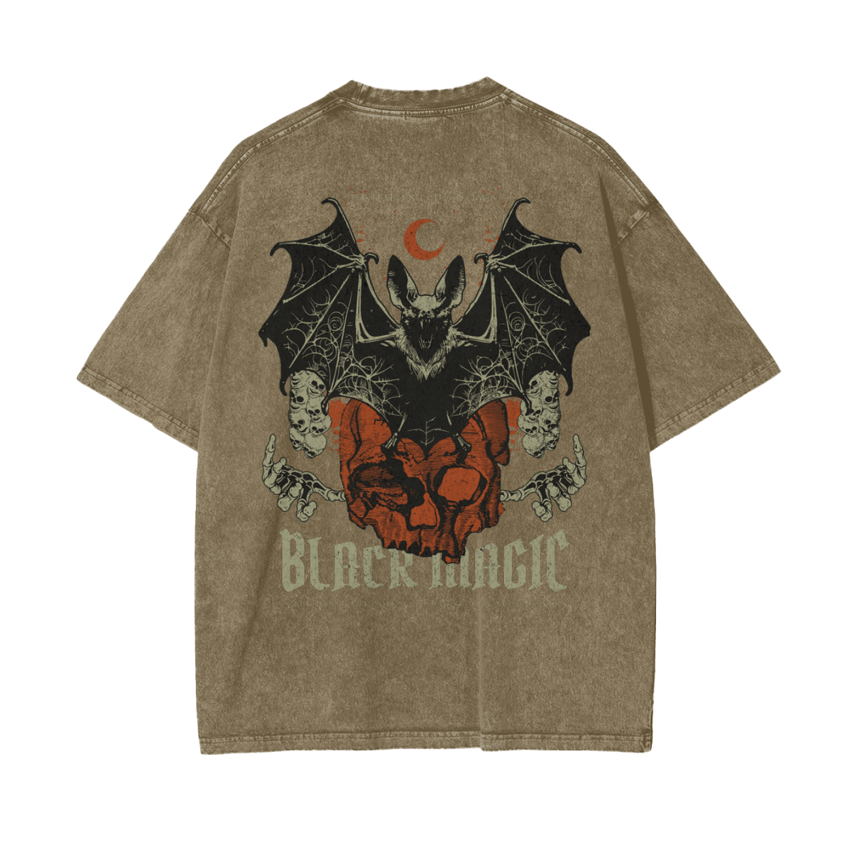Black Magic Occult Bat T-Shirt