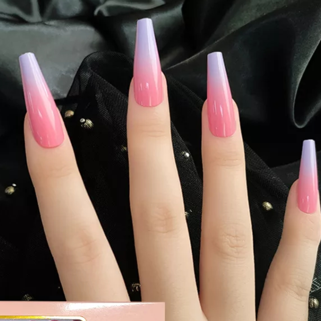 Extra Long Full Cover Coffin Press on Nails