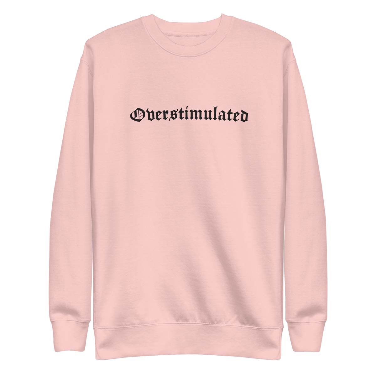 Overstimulated Embroidered Sweatshirt